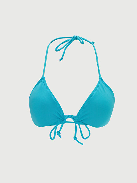 LCW ECO Kadın Boyundan Bağlamalı Düz Bikini Üst - S3AB07Z8-PAT