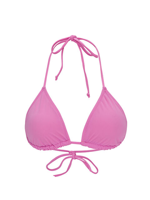 LCW ECO Kadın Boyundan Bağlama Detaylı Düz Bikini Üst