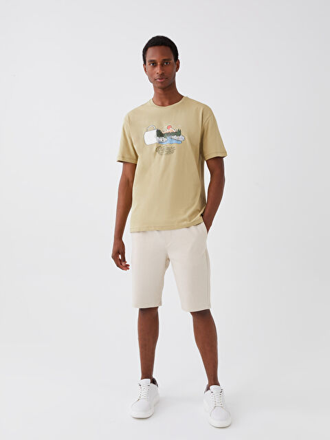 XSIDE Slim Fit Men's Bermuda Shorts - S3AD90Z8-L8Q