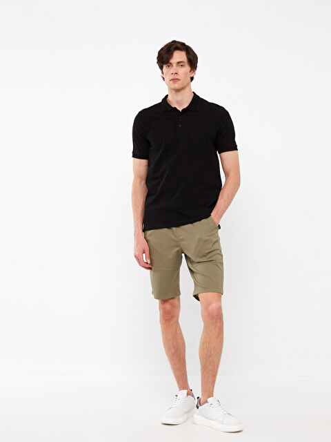 XSIDE Slim Fit Men's Bermuda Shorts - S3AD92Z8-SZY