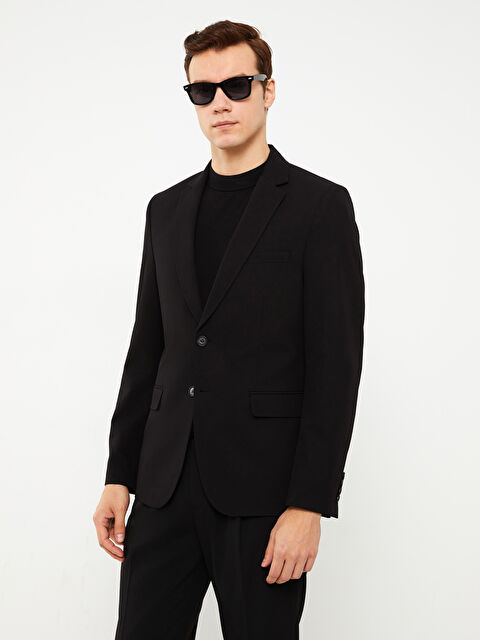 LCW BUSINESS Dar Kalıp Erkek Blazer Ceket - S3AE72Z8-KSY