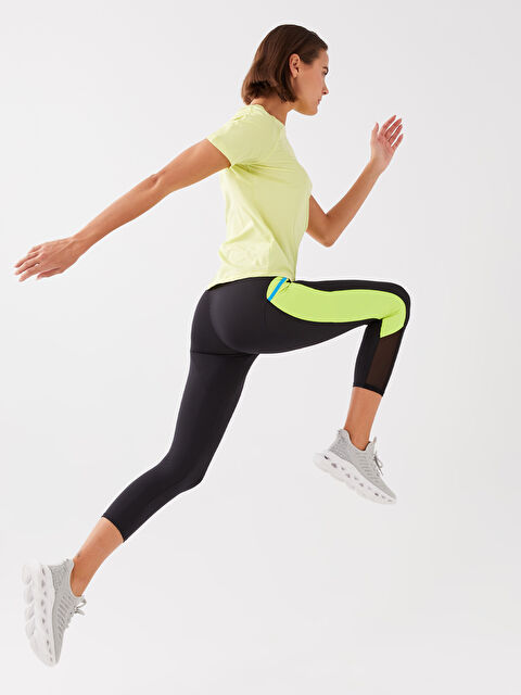 XSIDE ACTIVE Леггинсы Спортивные Женские С Цветовыми Блоками И Карманами - S3AJ84Z8-CVL