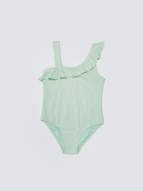 LCW Kids Fırfırlı Kız Çocuk Mayo - S3AL07Z4-FXS