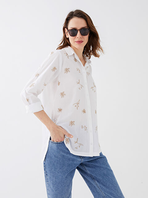 LCWAIKIKI Classic Patterned Long Sleeve Women's Shirt - S3AN70Z8-SZV