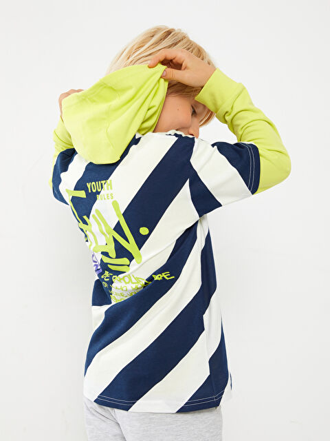 LCW Kids Relaxed Fit Crew Neck Printed Boys' T-Shirt - S3AN75Z4-LRA