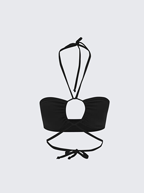 LCW DREAM Women's Halter Plain Bikini Top - S3AO05Z8-CVL