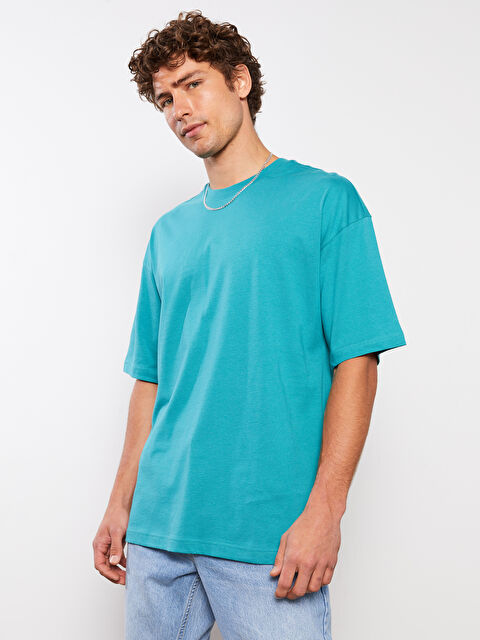 XSIDE Crew Neck Jersey Men's T-Shirt - S3AP34Z8-GMR