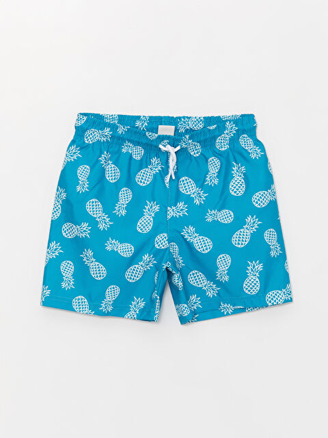 LCW Kids Baskılı Hızlı Kuruyan Erkek Çocuk Deniz Şortu - S3AS15Z4-LTZ