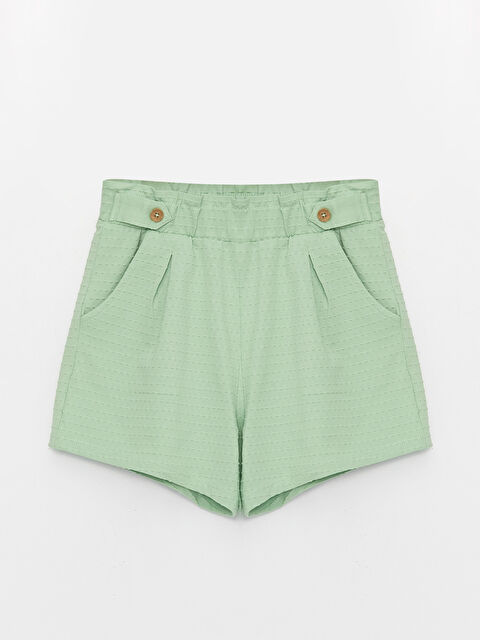 LCW Kids Girls' Shorts with Elastic Waist - S3BJ21Z4-FGX