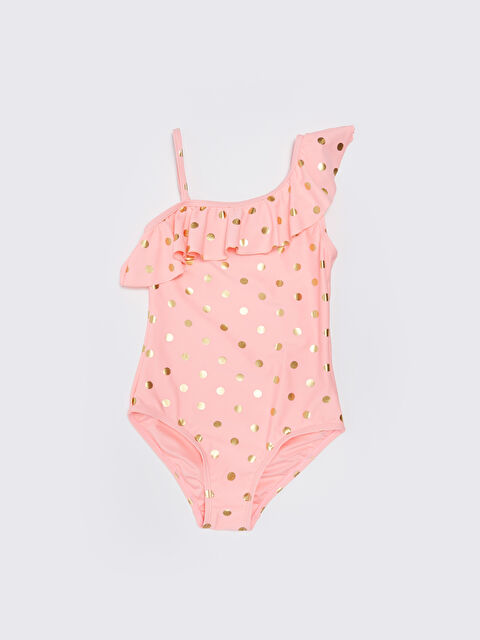LCW Kids ملابس سباحة مطبوعة بحمالات للبنات - S3BJ80Z4-PJN