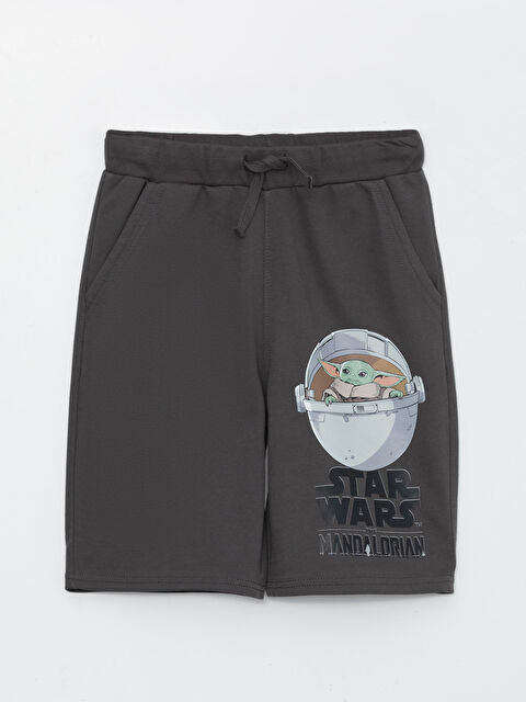 LCW Kids Shorts Garçon Imprimés Star Wars Avec Taille Élastique - S3BK06Z4-H0H