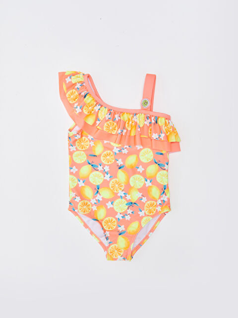 LCW baby مايوه للبنات الصغار بدون أكمام مطبوع - S3BL02Z1-LR8