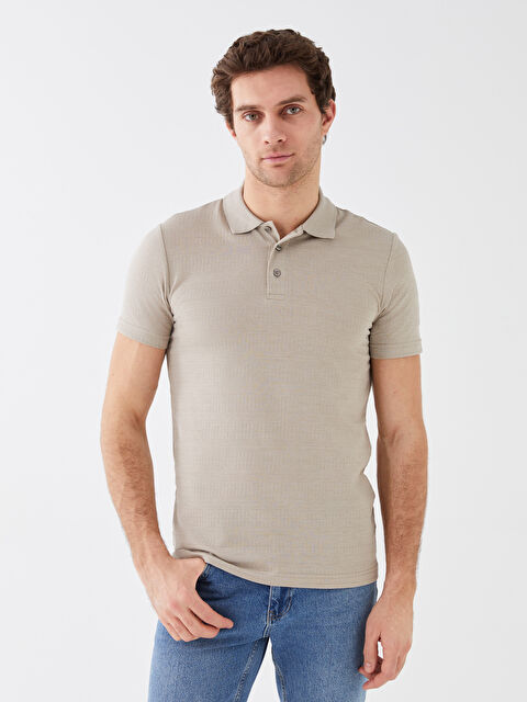 SOUTHBLUE Polo Neck Short Sleeve Men's T-Shirt - S3BN43Z8-SXU