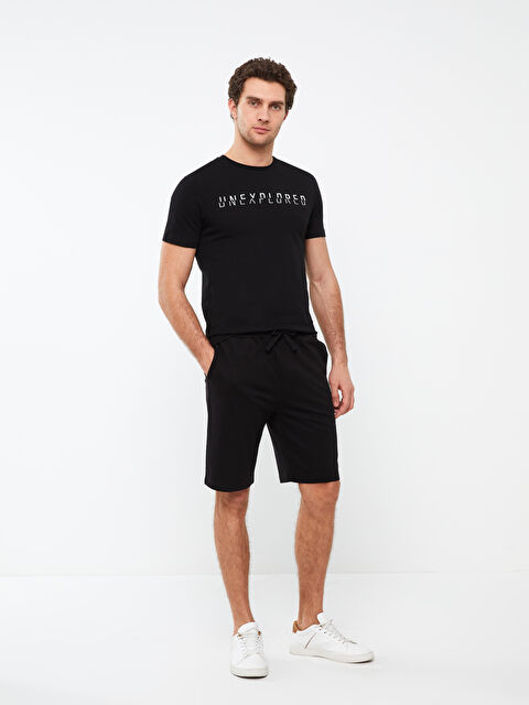 LCWAIKIKI Basic Standart Kalıp Erkek Bermuda Şort