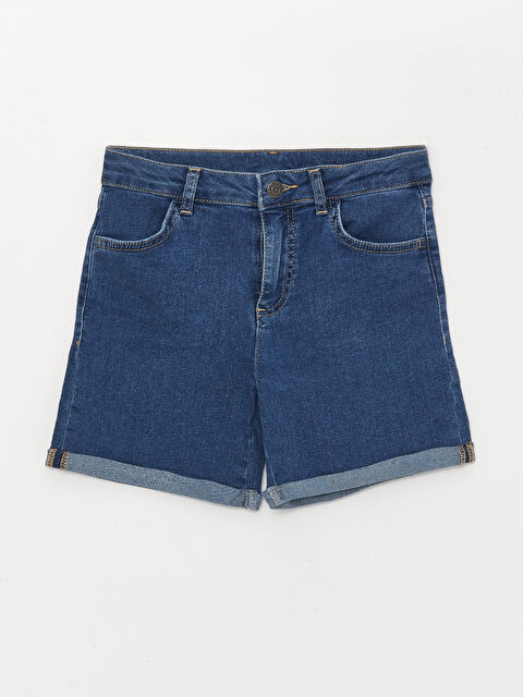 LCW Kids Basic Kız Çocuk Jean Şort - S3BR35Z4-H45