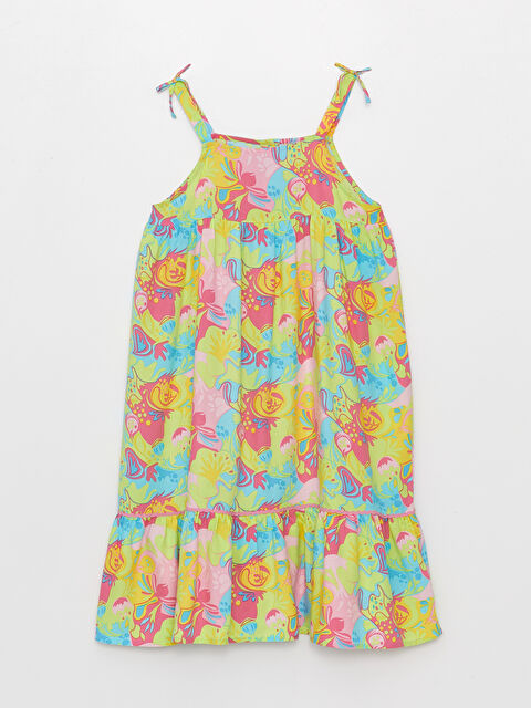 LCW Kids Сукня для дівчаток з квадратним коміром та візерунком - S3BV33Z4-F9C