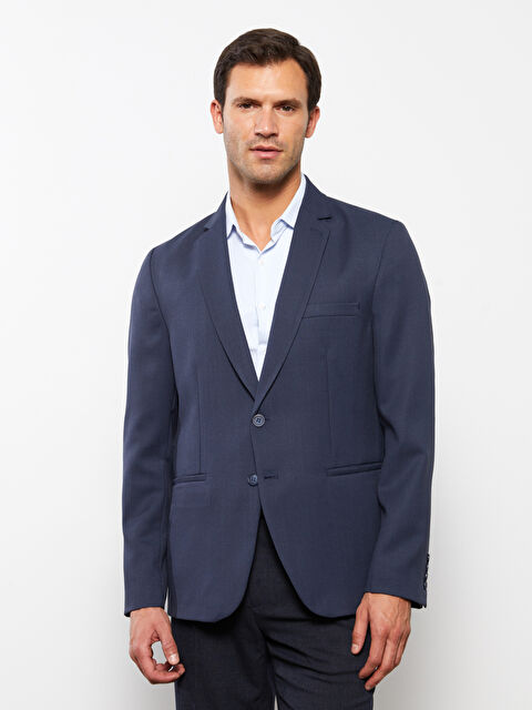 LCWAIKIKI Classic Dar Kalıp Erkek Blazer Ceket - S3CA66Z8-KN7
