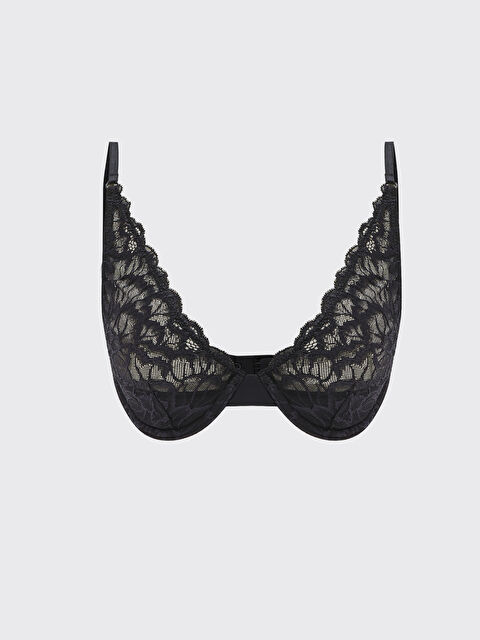 LCW DREAM Wired Non-Padded Lace Fancy T-Shirt Bra - S3CA91Z8-CVL