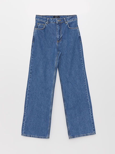 XSIDE High Waisted Wideleg Women's Jeans - S3CB69Z8-MD4