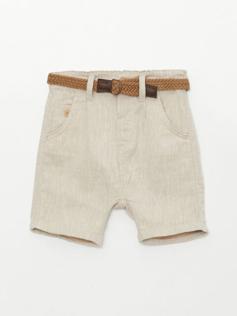 LCW baby شورت للأولاد الرضع بخصر مطاطي - S3CE52Z1-QVK