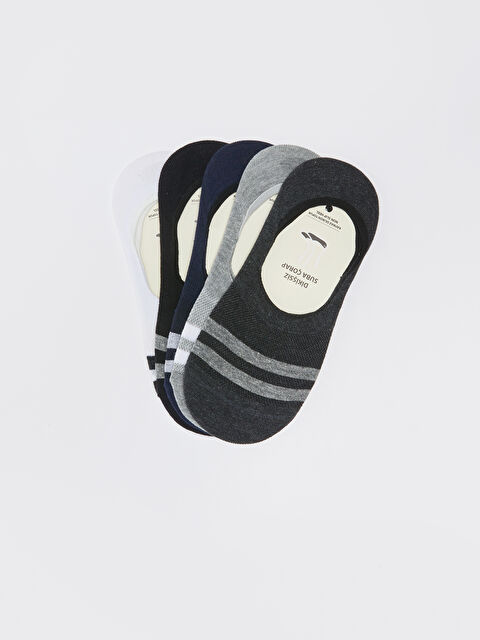 LCW ACCESSORIES Chaussettes Invisibles Rayées pour Hommes Lot de 5 pièces - S3CF86Z8-K00