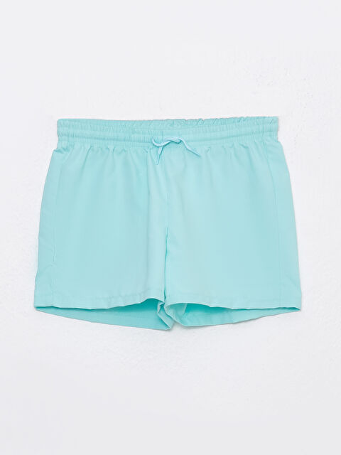 LCW ECO Beli Lastikli Basic Kız Çocuk Deniz Şortu - S3CG43Z4-CUS