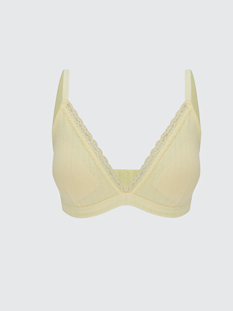 LCW DREAM Plus Size Non-wired Filled Plain Bra - S3CH50Z8-FDQ