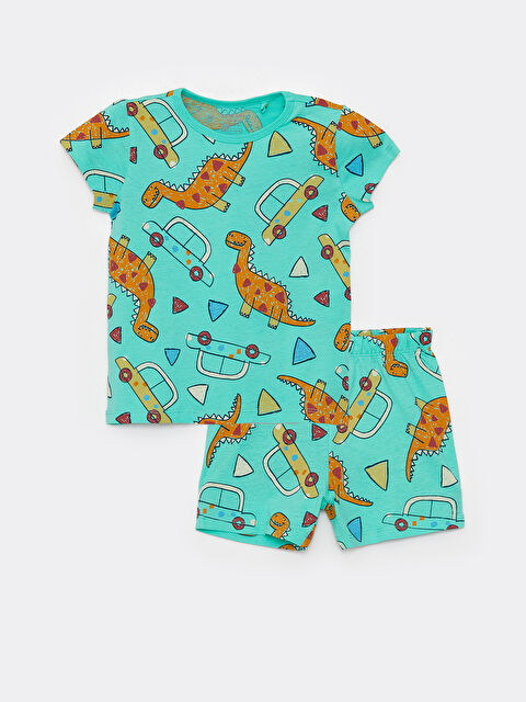 LCW baby Ensemble Pyjama Court à Col Rond pour Bébé Garçons - S3CL70Z1-LRF