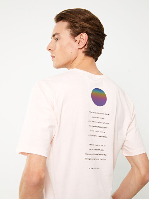 LCW ECO Bisiklet Yaka Kısa Kollu Baskılı Penye Erkek Tişört - S3CO98Z8-SKB