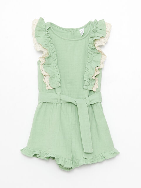 LCW baby Poncho Crew Neck Baby Girl Salopet - S3CT35Z1-FGX