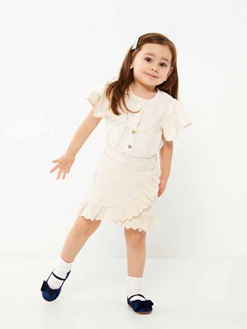 LCW baby Jupe  ÉCROU Fille - S3CT64Z1-FRC