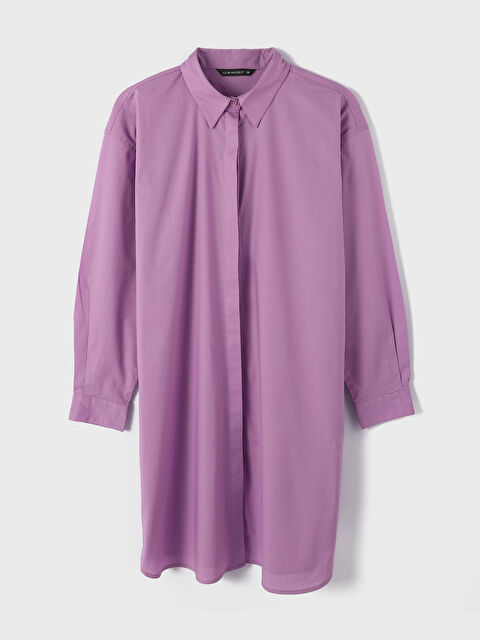 LCW Modest Tunique Oversize pour Femmes à Col de Chemise Unie à Manches Longues - S3CT83Z8-SGA