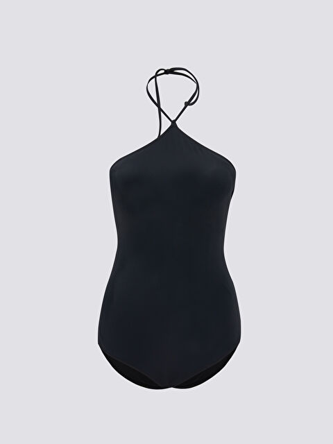 LCW DREAM Düz Boyundan Bağlama Detaylı Kadın Mayo - S3DI41Z8-CVL