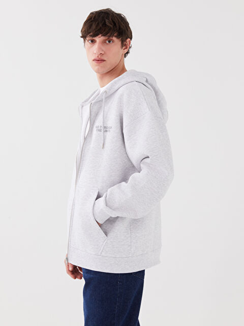XSIDE Cardigan de sport à manches longues et à capuche pour hommes - S3DL36Z8-LAL