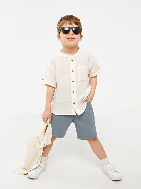 LCW baby Basic Baby Boys' Denim Shorts - S3DM81Z1-GQT