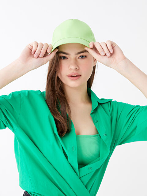 LCW ECO Kadın Düz Kep Şapka - S3DR89Z8-STF