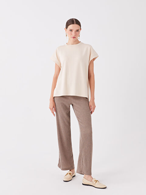 LCW Vision Beli Lastikli Rahat Kalıp Kadın Eşofman Altı