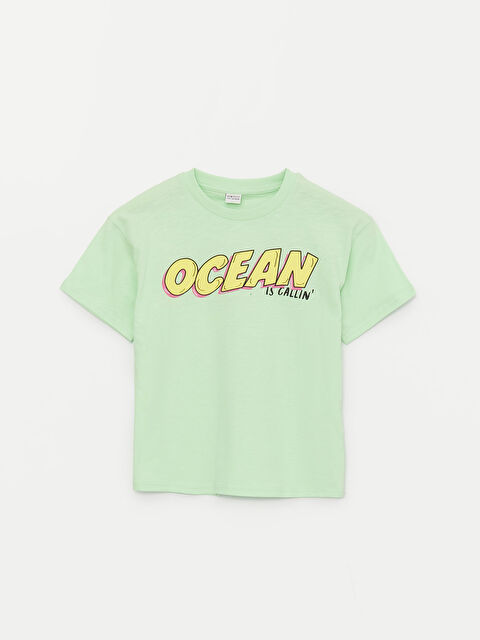 LCW Kids Relaxed Fit Crew Neck Printed Boys' T-Shirt - S3EB64Z4-FPU