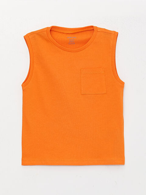 LCW baby تانك توب برقبة دائرية للأولاد الرضع - S3ED00Z1-GE5