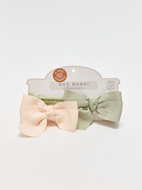 LCW baby Fiyonk Detaylı Kız Bebek Saç Bandı 2'li - S3ED63Z1-FJX