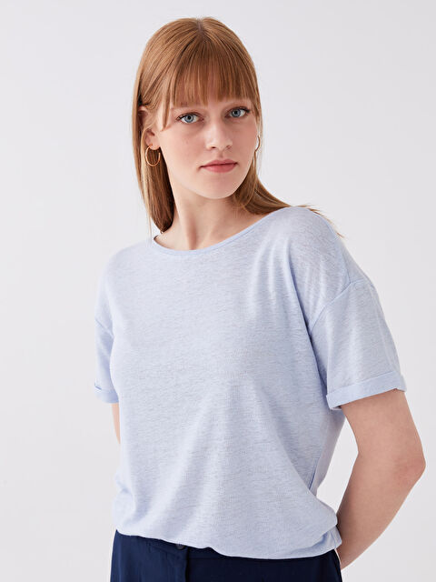 LCWAIKIKI Basic Crew Neck Plain Short Sleeve Women's T-Shirt - S3EF48Z8-V0R