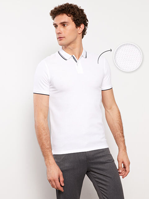 LCW Vision Polo Neck Short Sleeve Men's T-Shirt - S3ER47Z8-Q6K