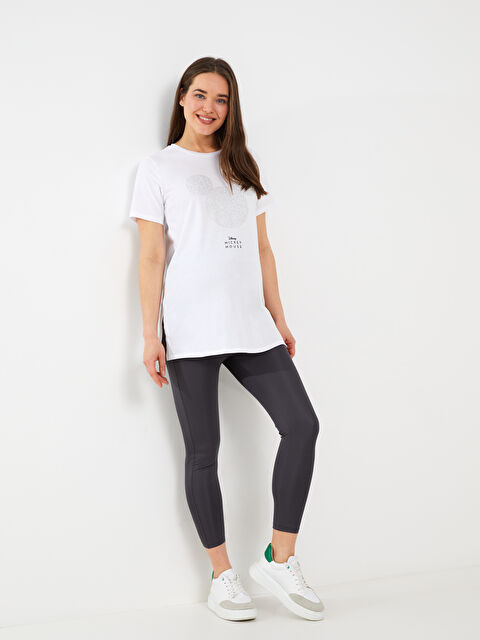 LCWAIKIKI Maternity طماق حمل سادة إنترلوك بمطـب للبطن - S3FD47Z8-V3U