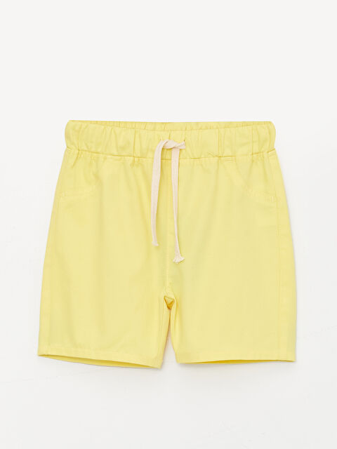 LCW baby Elasticated Waist Basic Baby Boys' Shorts - S3FH96Z1-FSG