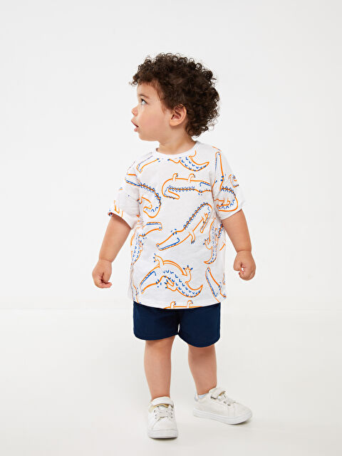 LCW baby Shorts Basique pour Bébé Garçons à Taille Élastiquée - S3FH96Z1-JC7
