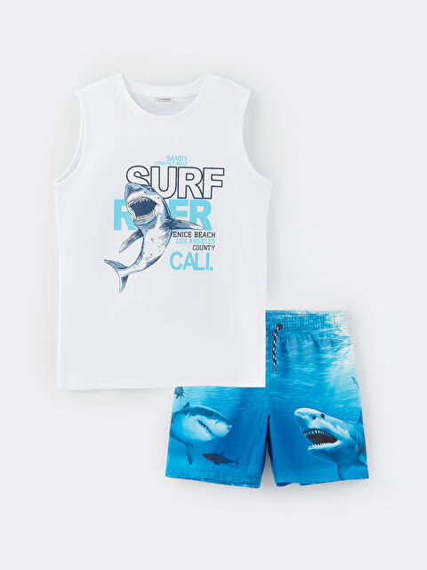 LCW Kids Erkek Çocuk Atlet ve Deniz Şortu