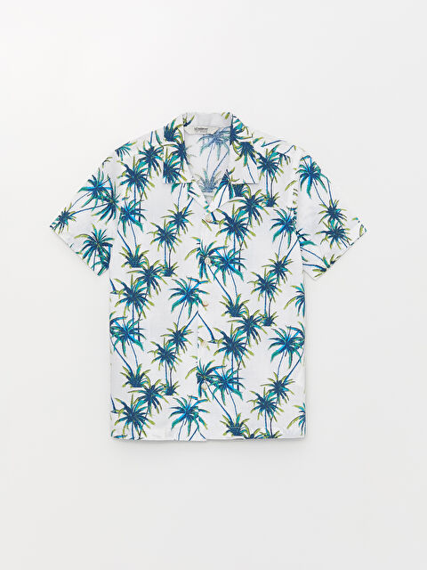 LCW Kids Patterned Short Sleeve Boys' Shirt - S3FL28Z4-LRR