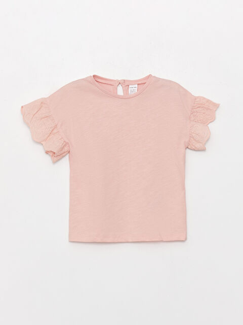LCW baby T-shirt pour Bébé Filles à Manches Courtes et Col Rond - S3FV31Z1-G3G