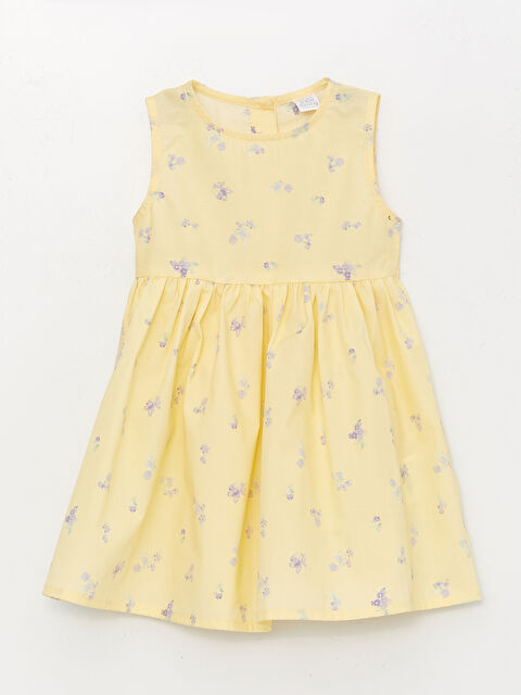 LCW baby Crew Neck Baby Girls' Dress - S3G005Z1-LUG