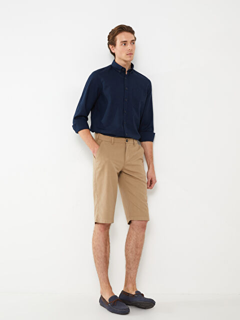 LCWAIKIKI Classic Standard Fit Men's Bermuda Shorts - S3GA44Z8-QZT